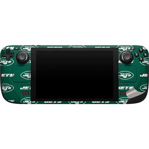 NFL New York Jets Blitz Series Steam Deck Handheld Gaming Computer Skin